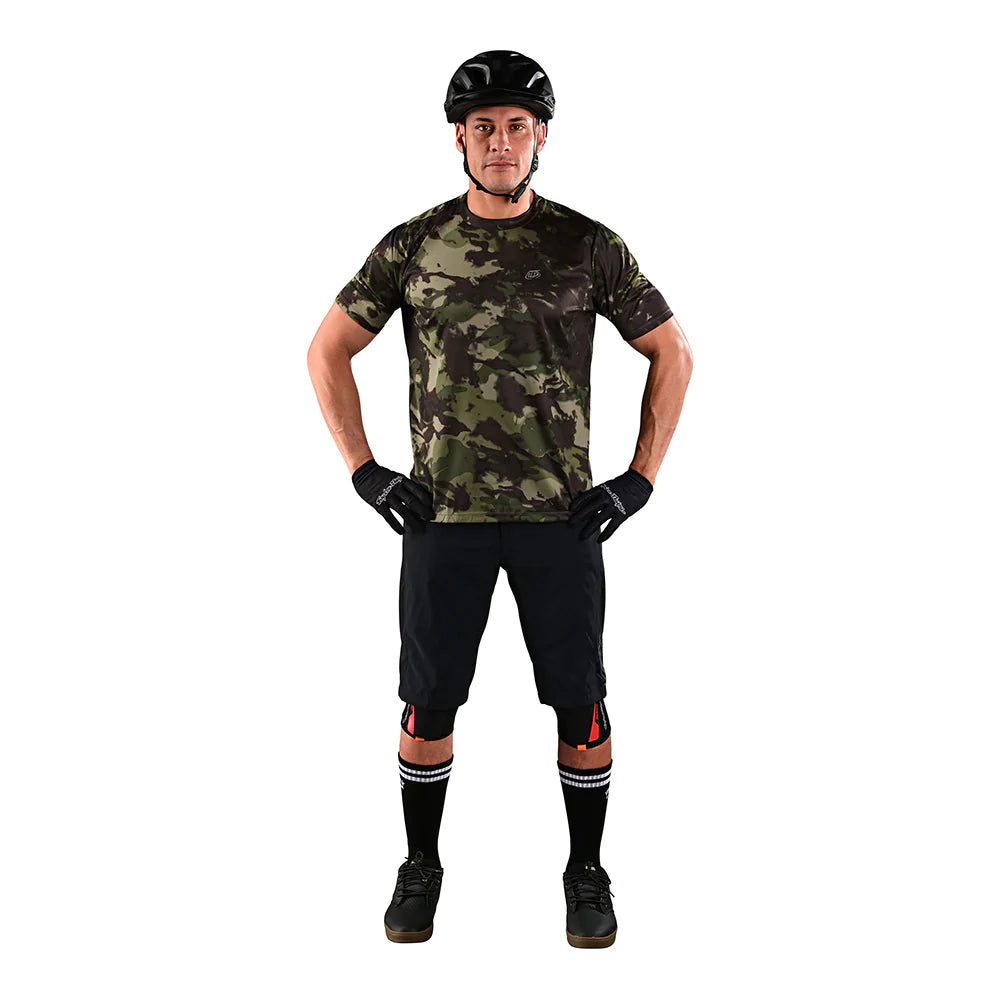 JERSEY FLOWLINE SS COVERT ARMY GREEN