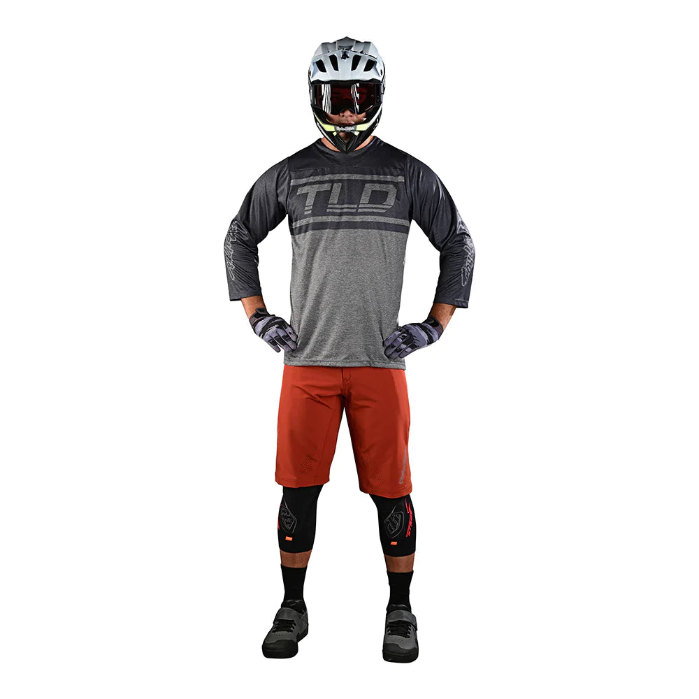JERSEY - RUCKUS 3/4 J BARS GRAY / GRAY HEATHER