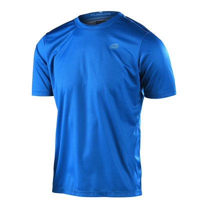 JERSEY FLOWLINE SS SOLID SLATE BLUE